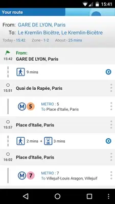 Île-de-France Mobilités android App screenshot 11