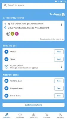 Île-de-France Mobilités android App screenshot 6